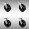 Service Caster 8 Inch SS Glass Filled Nylon Wheel Swivel Caster Set with Roller Bearings SCC SCC-SS30S820-GFNR-4 - alternate 1